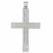 Cross Charm Pendant 14k Gold (13.7 Grams) White Gold 14k