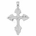 Cross Charm Pendant 14k Gold (9.4 Grams) White Gold 14k