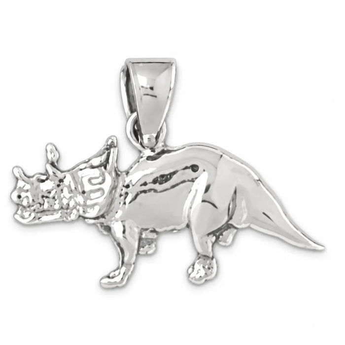 Dinosaur Charm Pendant 14k Gold (1.4 Grams) White Gold 14k