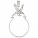 Eagle Charm Holder Charm Pendant 14k Gold White Gold 14k