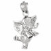 Elephant Charm Pendant 14k Gold (2.1 Grams) White Gold 14k