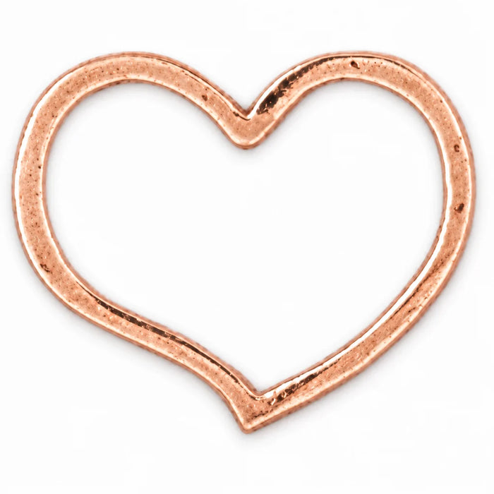 Floating Heart Charm Pendant 14k Gold (0.6 Grams)