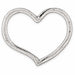 Floating Heart Charm Pendant 14k Gold (0.6 Grams)