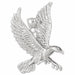 Flying Eagle Charm Pendant 14k Gold (11.3 Grams) White Gold 14k