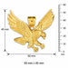 Flying Eagle Charm Pendant 14k Gold (14.7 Grams) Yellow Gold 14k