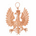 Flying Eagle Charm Pendant 14k Gold (17.1 Grams) Rose Gold 14k