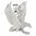 Flying Eagle Charm Pendant 14k Gold (8.9 Grams) White Gold 14k