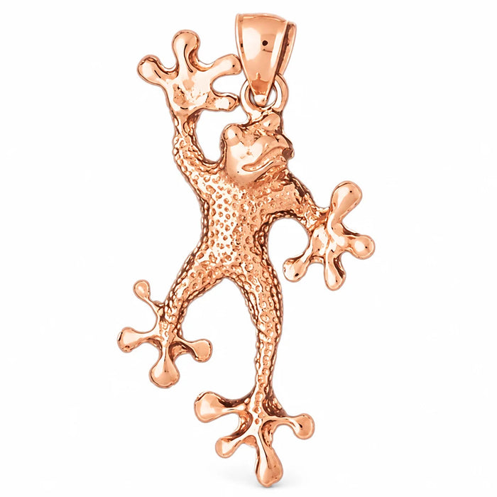 Frog Charm Pendant 14k Gold (11.6 Grams) Rose Gold 14k