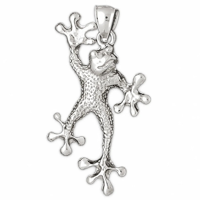 Frog Charm Pendant 14k Gold (11.6 Grams) White Gold 14k