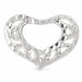 Heart Charm Pendant 14k Gold (0.3 Grams) White Gold 14k