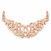 Initial A Heart Charm Pendant 14k Gold (1 Gram) Rose Gold 14k
