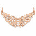 Initial B Heart Charm Pendant 14k Gold (1 Gram) Rose Gold 14k