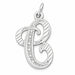 Initial C Classic Charm Pendant 14k Gold (1 Gram) White Gold 14k