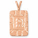 Initial E Charm Pendant 14k Gold (2.8 Grams) Rose Gold 14k