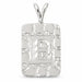 Initial E Charm Pendant 14k Gold (2.8 Grams) White Gold 14k