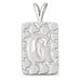 Initial G Charm Pendant 14k Gold (2.8 Grams) White Gold 14k
