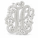Initial H Charm Pendant 14k Gold (1.7 Grams) White Gold 14k