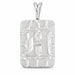 Initial H Charm Pendant 14k Gold (2.8 Grams) White Gold 14k