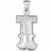 Initial I Charm Pendant 14k Gold (3 Grams) White Gold 14k