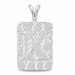 Initial K Charm Pendant 14k Gold (2.8 Grams) White Gold 14k