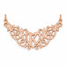 Initial K Heart Charm Pendant 14k Gold (1 Gram) Rose Gold 14k