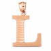 Initial L Charm Pendant 14k Gold (1.5 Grams) Rose Gold 14k