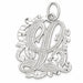 Initial L Charm Pendant 14k Gold (1.7 Grams) White Gold 14k