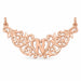 Initial N Heart Charm Pendant 14k Gold (1 Gram) Rose Gold 14k