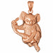 Koala Charm Pendant 14k Gold (9.5 Grams) Rose Gold 14k