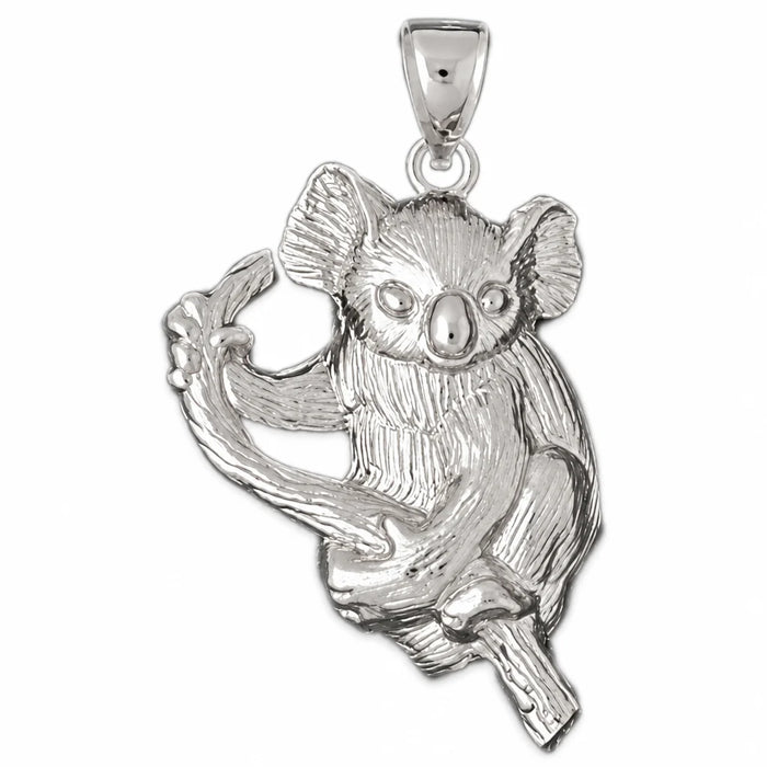 Koala Charm Pendant 14k Gold (9.5 Grams) White Gold 14k