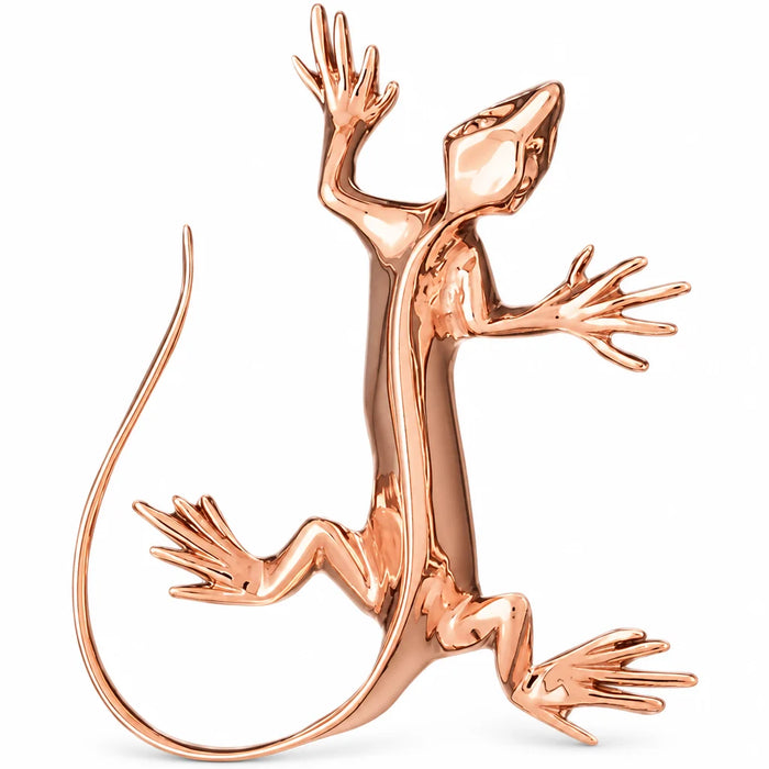 Lizard Charm Pendant 14k Gold (13.8 Grams) Rose Gold 14k