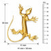 Lizard Charm Pendant 14k Gold (13.8 Grams) Yellow Gold 14k
