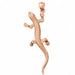 Lizard Charm Pendant 14k Gold (2.5 Grams) Rose Gold 14k
