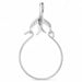 Love Bird Charm Holder Charm Pendant 14k Gold (0.9 Grams) White Gold 14k