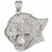 Panther Head Pendant 14k Gold White Gold 14k