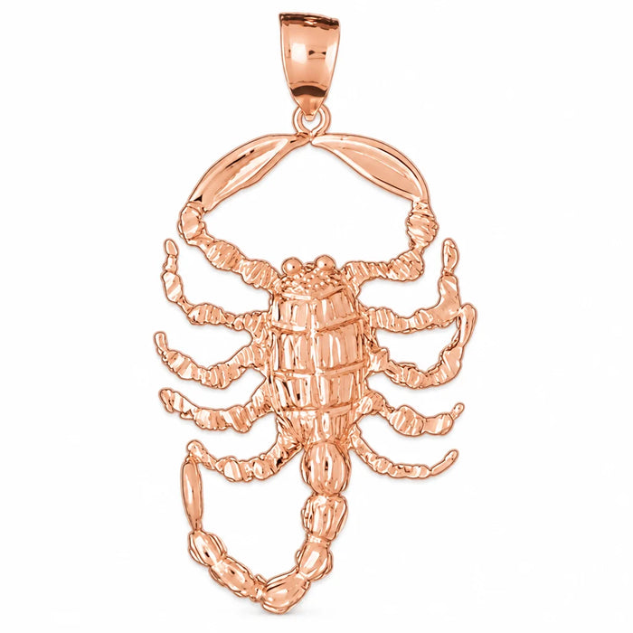 Scorpion Charm Pendant 14k Gold (11.7 Grams) Rose Gold 14k