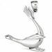 Seal Charm Pendant 14k Gold White Gold 14k