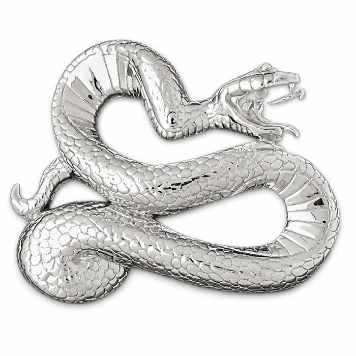Snake Charm Pendant 14k Gold (15.2 Grams) White Gold 14k