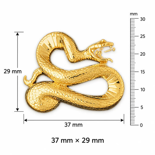 Snake Charm Pendant 14k Gold (15.2 Grams) Yellow Gold 14k
