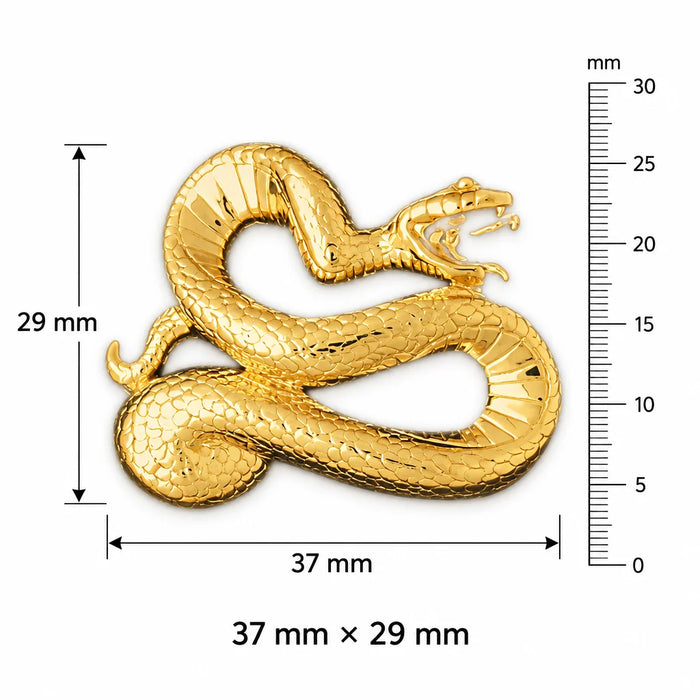 Snake Charm Pendant 14k Gold (15.2 Grams) Yellow Gold 14k