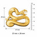 Snake Charm Pendant 14k Gold (15.2 Grams) Yellow Gold 14k