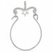 Star Charm Holder Charm Pendant 14k Gold White Gold 14k