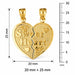 Sweet Heart Charm Pendant 14k Gold (3.2 Grams) Yellow Gold 14k