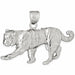 Tiger Charm Pendant 14k Gold (6.3 Grams) White Gold 14k