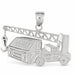 Towing Truck Charm Pendant 14k Gold (6.8 Grams) White Gold 14k