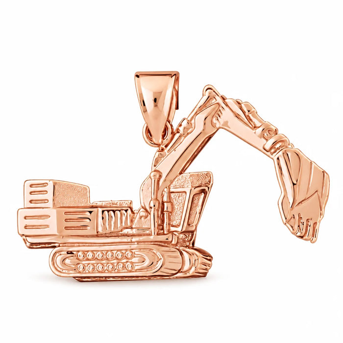 Tractor Charm Pendant 14k Gold (7 Grams) Rose Gold 14k