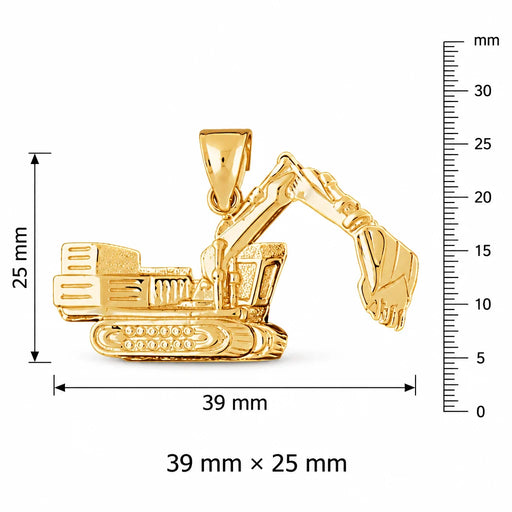 Tractor Charm Pendant 14k Gold (7 Grams) Yellow Gold 14k