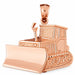 Tractor Charm Pendant 14k Gold (8.5 Grams) Rose Gold 14k