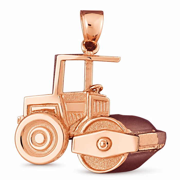 Tractor Charm Pendant 14k Gold (8.7 Grams) Rose Gold 14k
