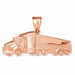 Truck Charm Pendant 14k Gold (8.5 Grams) Rose Gold 14k